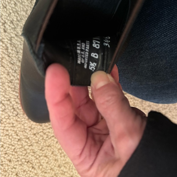 Red Wing “Carol” Black Boundary Leather Chelsea Boots - Picture 4 of 6